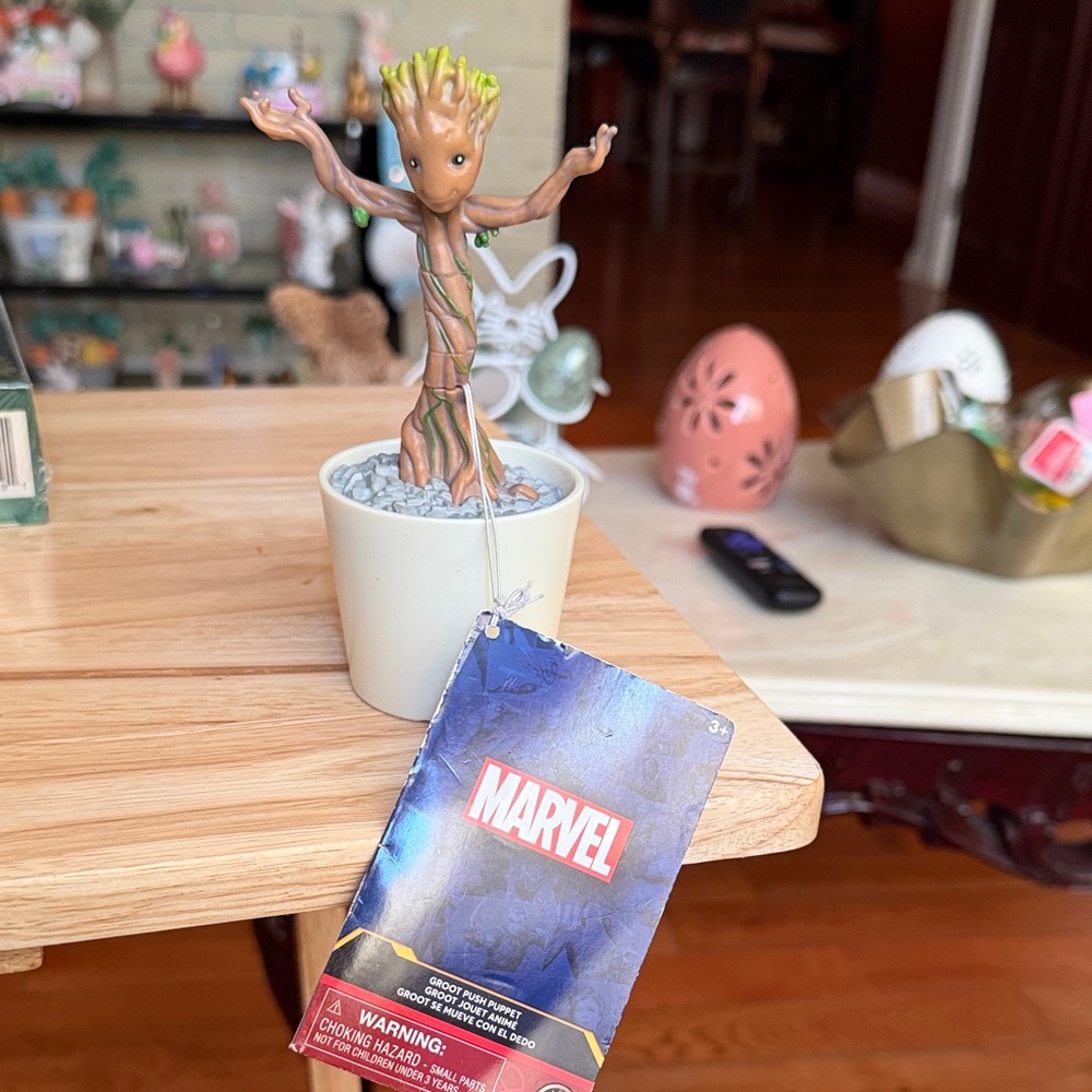 Marvel Baby Groot Figure with Green and Brown Accents